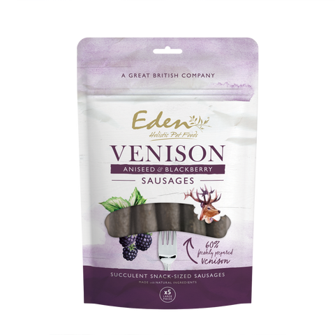 Venison, Aniseed & Blackberry Sausages 5pc