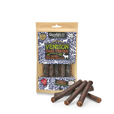 Green & Wilds Venison Deli Sticks 75g