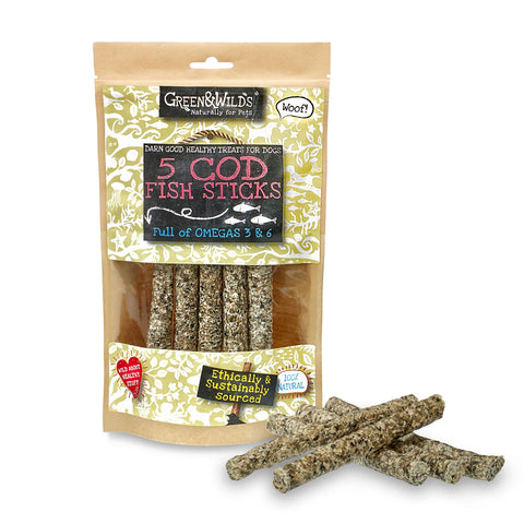Green & Wilds 5 Cod Sticks