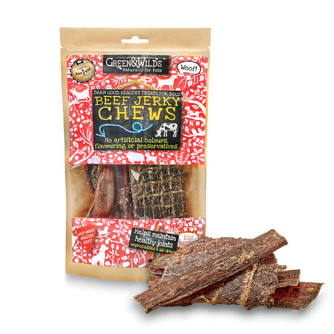 Green & Wilds Beef Jerky Chew 100g