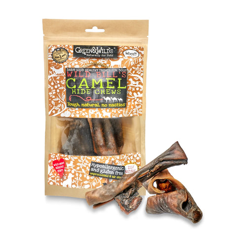 Green & Wilds Wild Bills Camel Hide Chews 100g