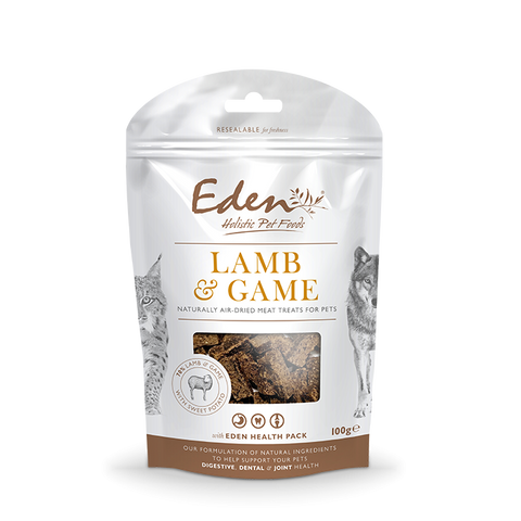 Eden Lamb & Game Treats 100g Cat/Dog