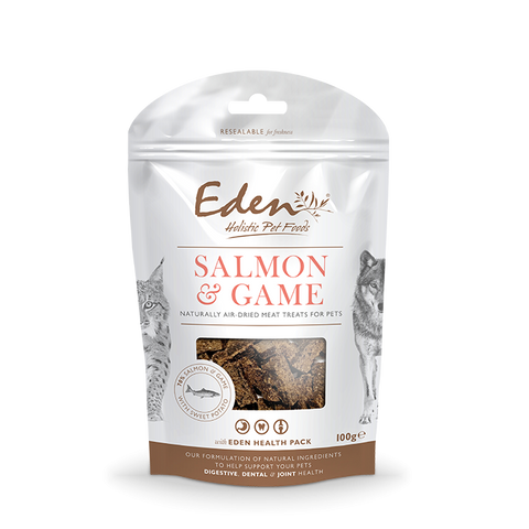 Eden Salmon & Game Treats 100g Cat/Dog