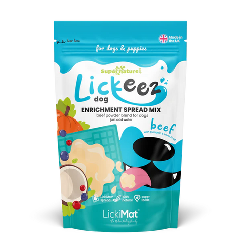 Super Nature Lickeez Dog Enrichment Beef Spread Mix 100g
