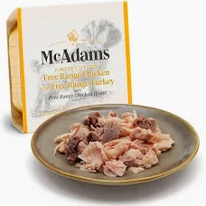 McAdams Free Range Chicken, Turkey & Heart  150g