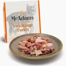 McAdams Cat Free Range Turkey 100g